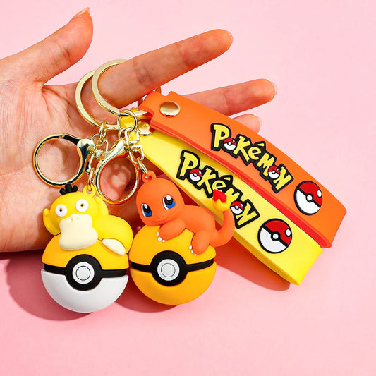 Pokemon Ball Charm Keychain stuffed animal plush soft toy pillow pals plushie