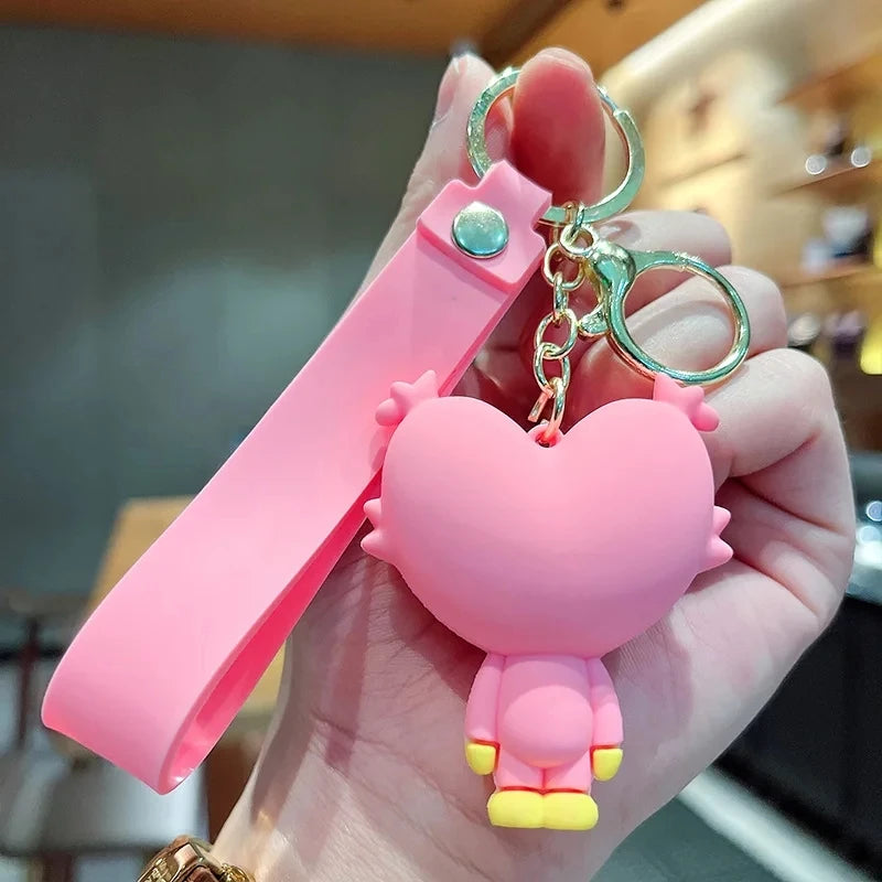 Cute Poppy Toothed Keychain stuffed animal plush soft toy pillow pals plushie