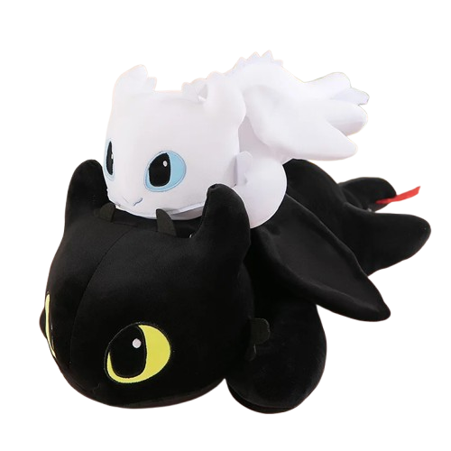 toothless and Light fury stuffed animal plush soft toy pillow pals plushie