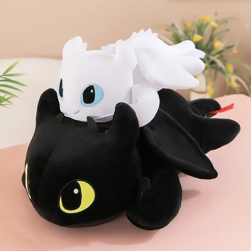 toothless and Light fury stuffed animal plush soft toy pillow pals plushie