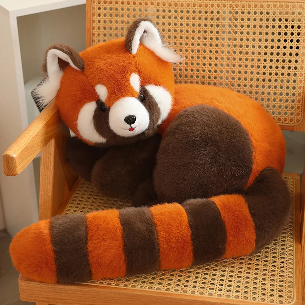 Red Raccoon stuffed animal plush soft toy pillow pals plushie