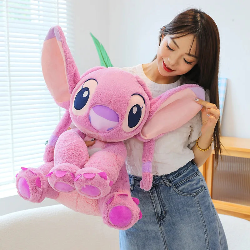 Happy Stitch & Angel stuffed animal plush soft toy pillow pals plushie