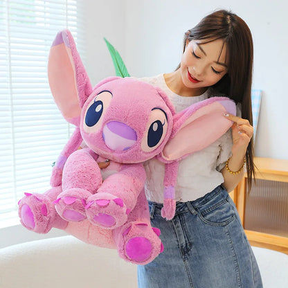 Happy Stitch & Angel stuffed animal plush soft toy pillow pals plushie