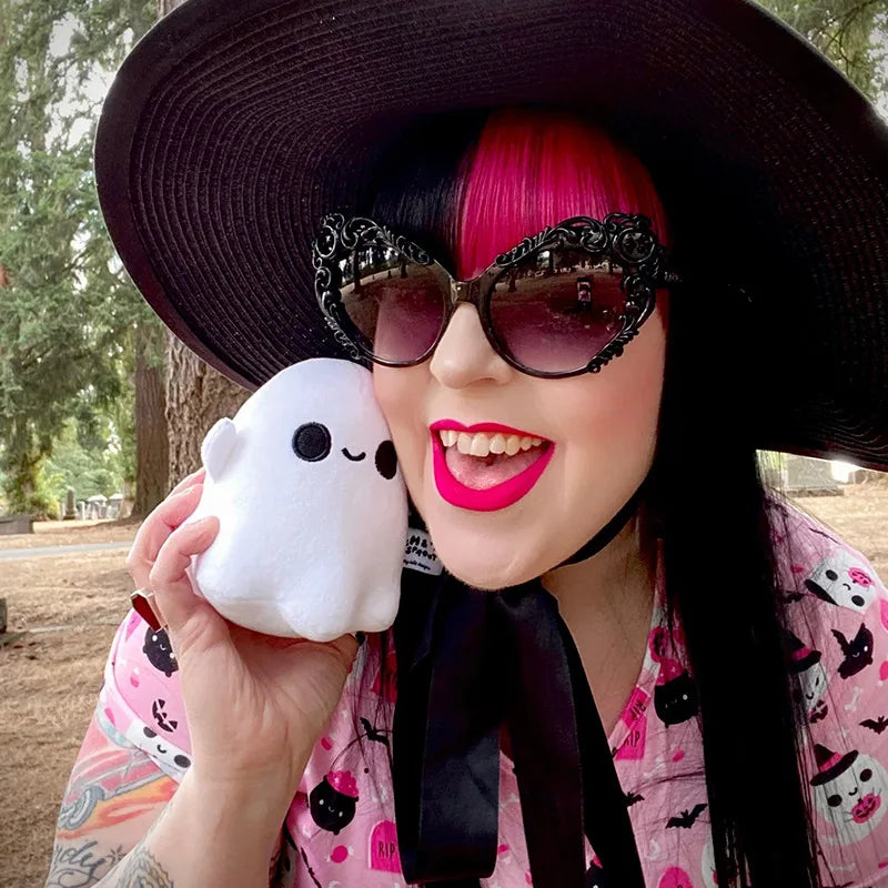 Halloween Plushies Mini Lavender Sleepy Bat Plush Toys Cute Cartoon Skeleton Cat Pillow Soft Ghost Models Halloween Kids Gifts stuffed animal plush soft toy pillow pals plushie