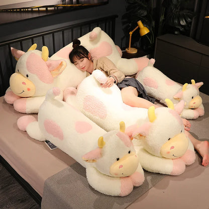 Giant Cow Plush stuffed animal plush soft toy pillow pals plushie