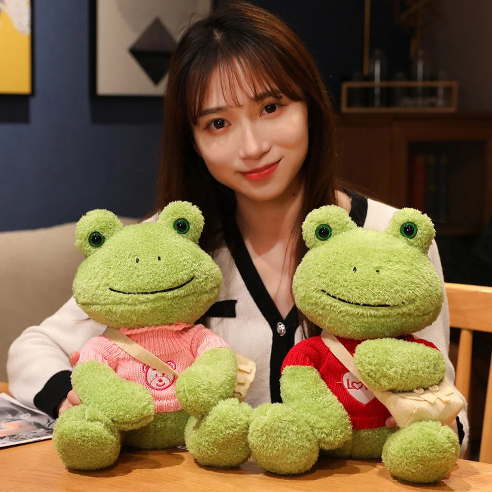 Froggy Pals stuffed animal plush soft toy pillow pals plushie