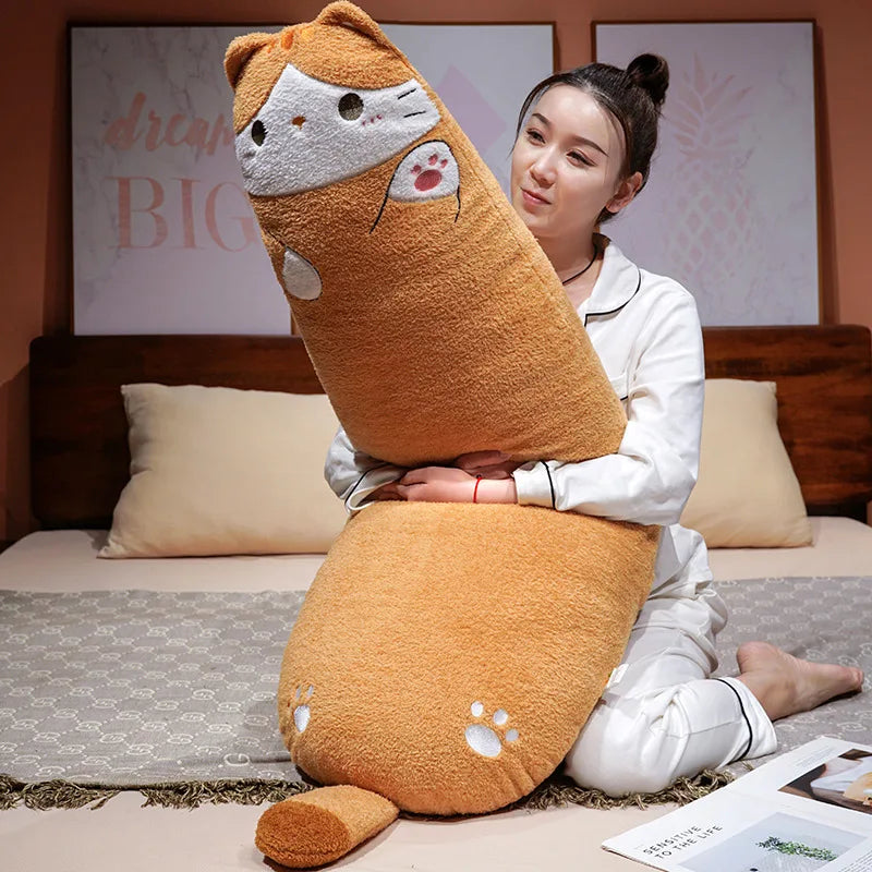 Long Cat Plush stuffed animal plush soft toy pillow pals plushie