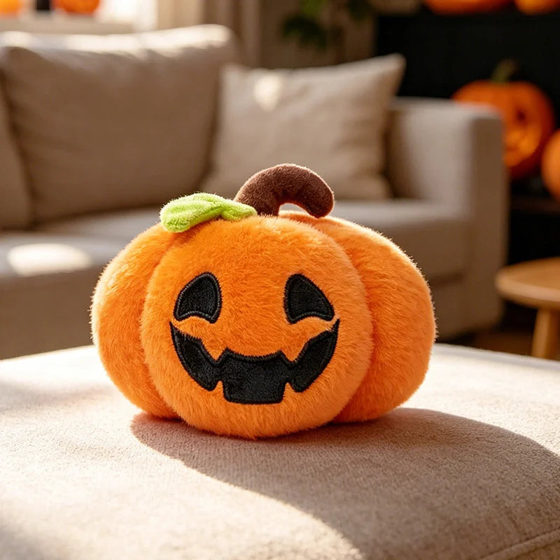Halloween Plush Toy Soft Stuffed Ghost Bat Pumpkin Grim Reaper Dolls Cute Plushies for Kids Halloween Party Favors & Home Decor stuffed animal plush soft toy pillow pals plushie