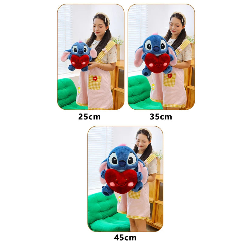 Valentine's Stitch stuffed animal plush soft toy pillow pals plushie