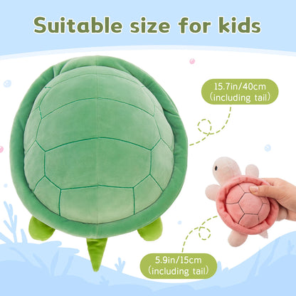 Turtle with Babies stuffed animal plush soft toy pillow pals plushie