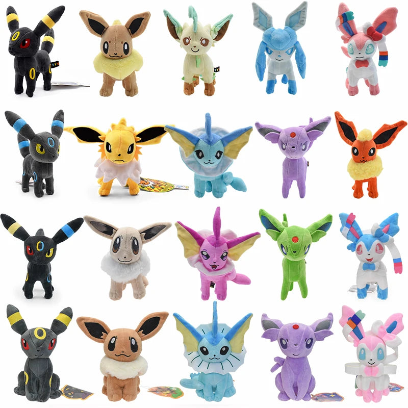 Eeveelution Collection Plushies eevee pokemon stuffed animal plushie toy Pals Plushies