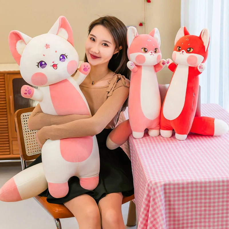 Kawaii Fox Plush stuffed animal plush soft toy pillow pals plushie