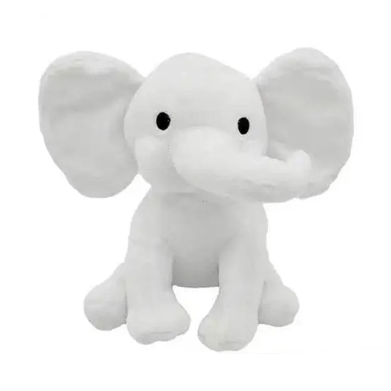 Colorful Elephants Plushies All white 25cm stuffed animal plush soft toy pillow pals plushie