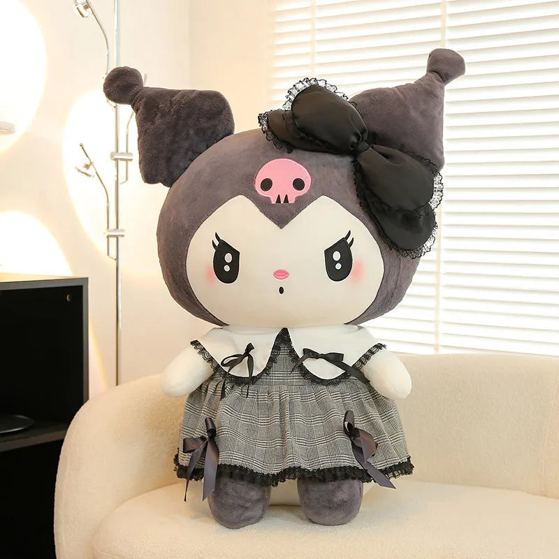 Gothic Kuromi & Melody Kuromi stuffed animal plush soft toy pillow pals plushie