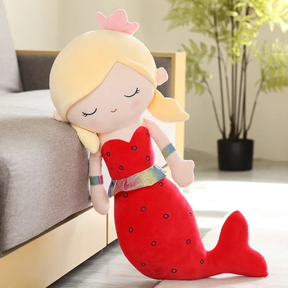 Princess Mermaid Plushies Doll red stuffed animal plush soft toy pillow pals plushie