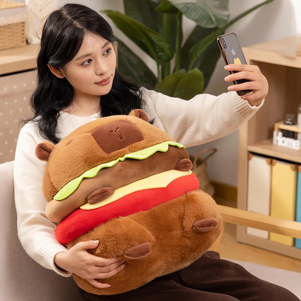 Burgerbara stuffed animal plush soft toy pillow pals plushie