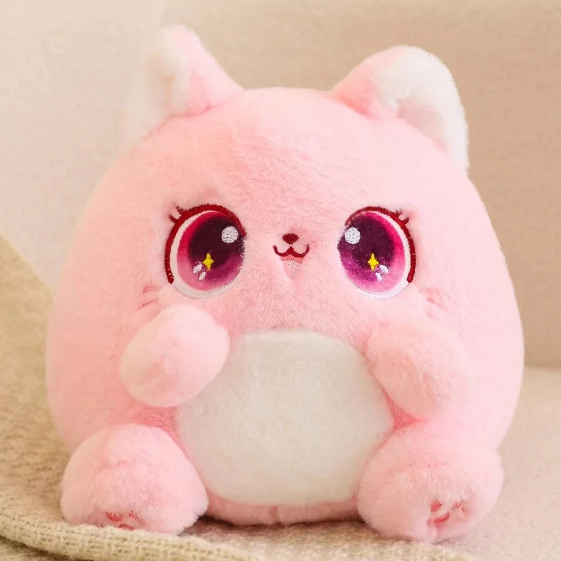 Kawaii chubby Kittens pink CHINA stuffed animal plush soft toy pillow pals plushie