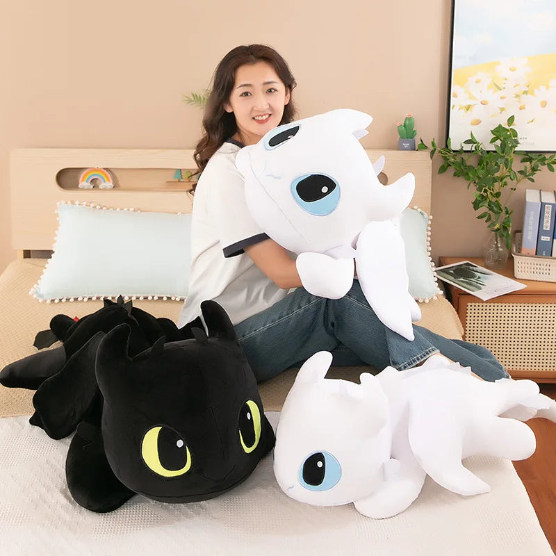 toothless and Light fury stuffed animal plush soft toy pillow pals plushie