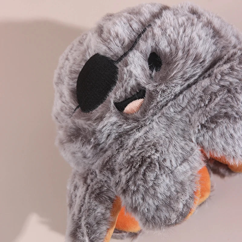 Halloween Flip Pumpkin Octopus Plush Toy for Dogs Interactive Squeaky Sound Pet Toy, Spooky Ghost & Pirate Design Puppy Chew Toy stuffed animal plush soft toy pillow pals plushie