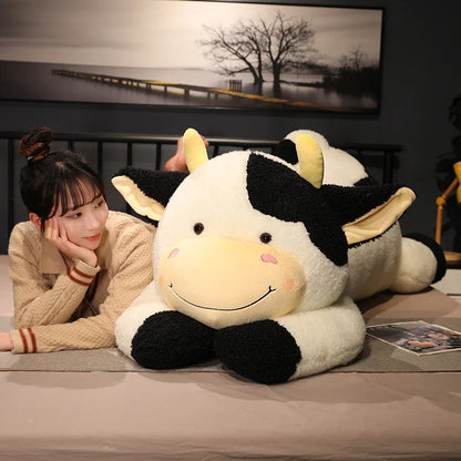Giant Cow Plush stuffed animal plush soft toy pillow pals plushie