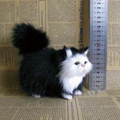 Fluffy Cats Black stuffed animal plush soft toy pillow pals plushie