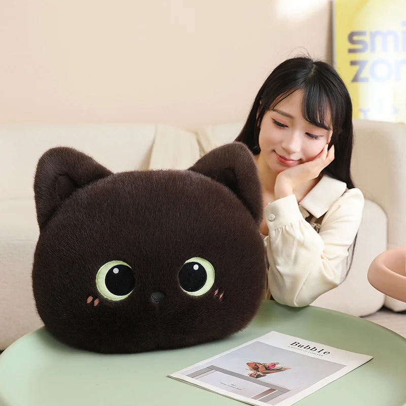 Kawaii Fluffy Cat Cushion Plush stuffed animal plush soft toy pillow pals plushie