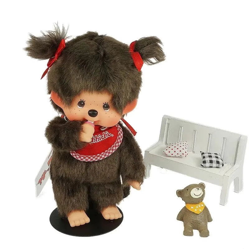 Monchhichi 18cm Plush Doll – Boy & Girl Collectible Toy