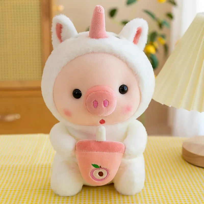 Cute Milk Tea Pig Plush Toy Unicorn stuffed animal plush soft toy pillow pals plushie