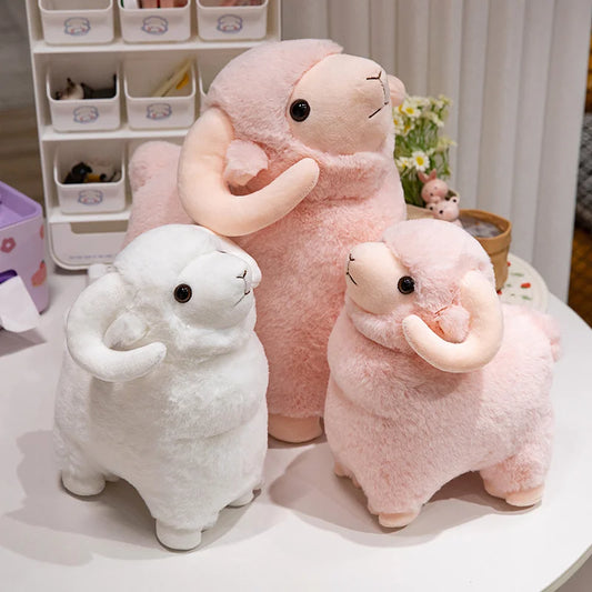 Fluffy Sheep stuffed animal plush soft toy pillow pals plushie