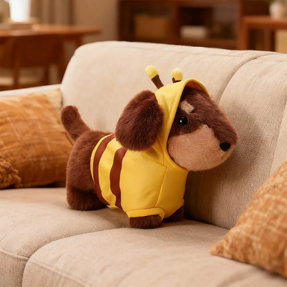 Dressed Dog Plush BEE stuffed animal plush soft toy pillow pals plushie