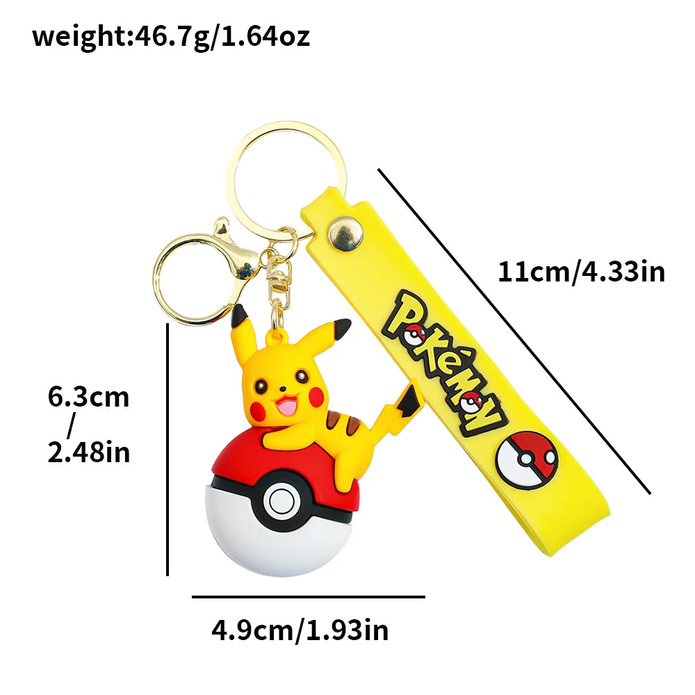 Pokemon Ball Charm Keychain stuffed animal plush soft toy pillow pals plushie