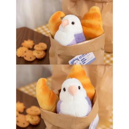 Lovebird Parrot stuffed animal plush soft toy pillow pals plushie