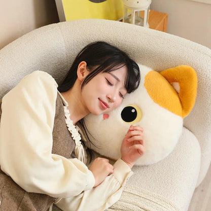 Kawaii Fluffy Cat Cushion Plush stuffed animal plush soft toy pillow pals plushie