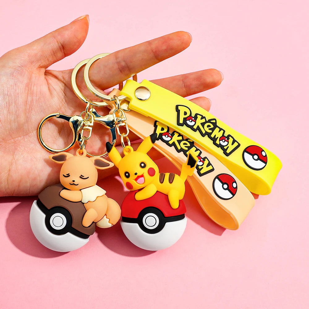 Pokemon Ball Charm Keychain stuffed animal plush soft toy pillow pals plushie