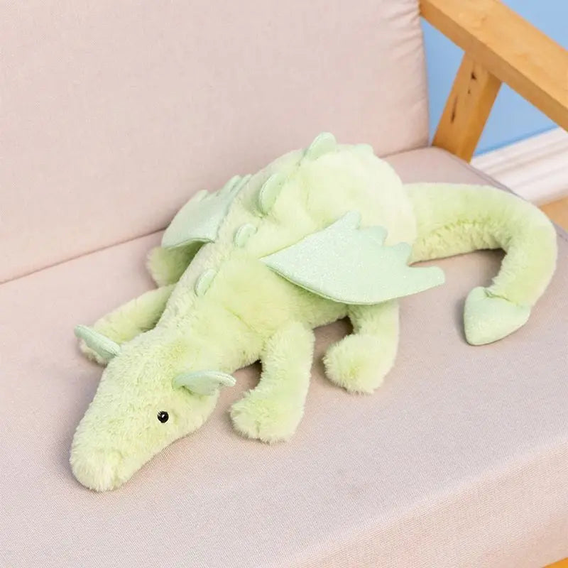 Kind Dragon Light Green stuffed animal plush soft toy pillow pals plushie