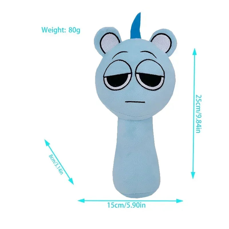 Sprunki Collection Sky Blue stuffed animal plush soft toy pillow pals plushie