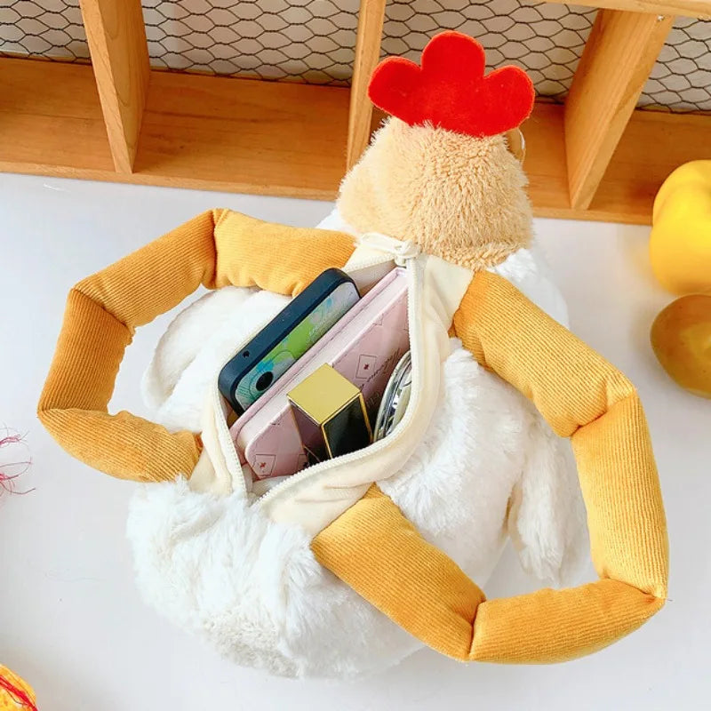 Chicken Hand Bag stuffed animal plush soft toy pillow pals plushie