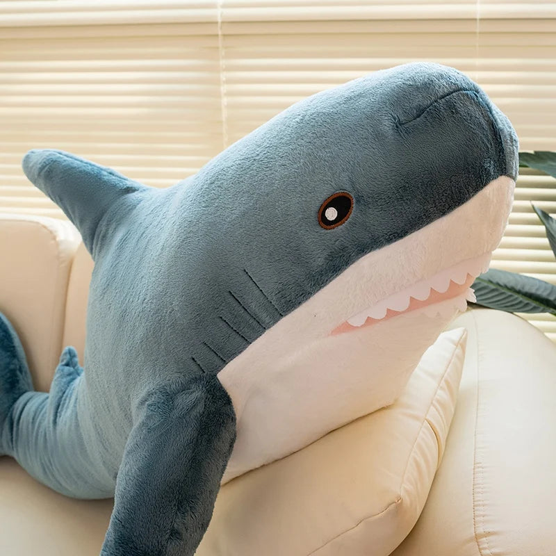 Colorful Sharks stuffed animal plush soft toy pillow pals plushie