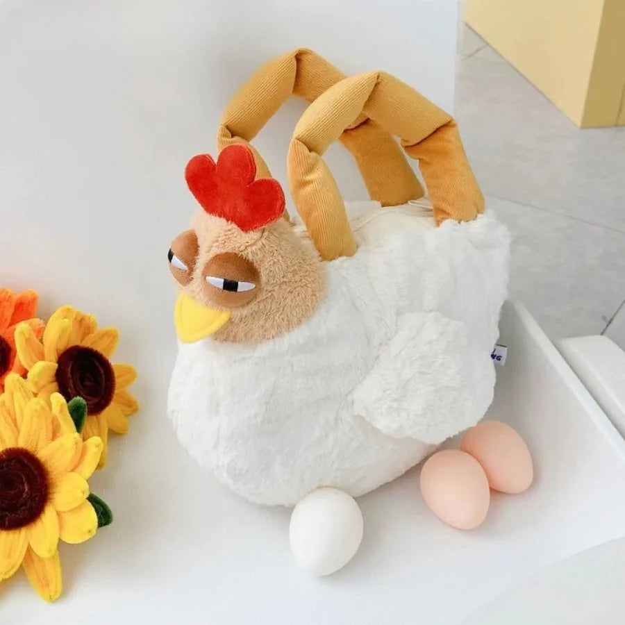 Chicken Hand Bag stuffed animal plush soft toy pillow pals plushie