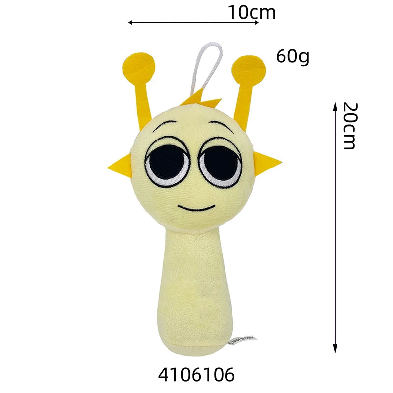 Sprunki Collection Pale Yellow Antennae stuffed animal plush soft toy pillow pals plushie