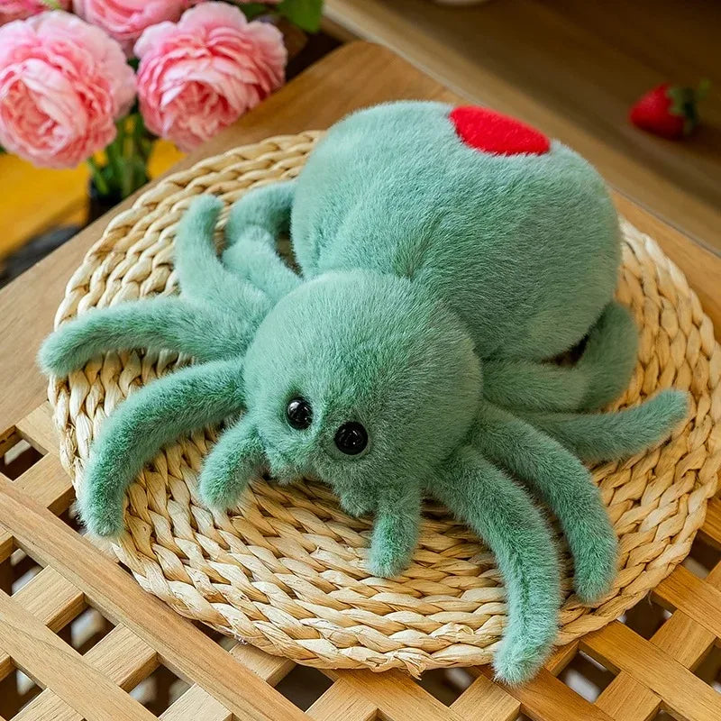 Chonky Spider Plush green stuffed animal plush soft toy pillow pals plushie