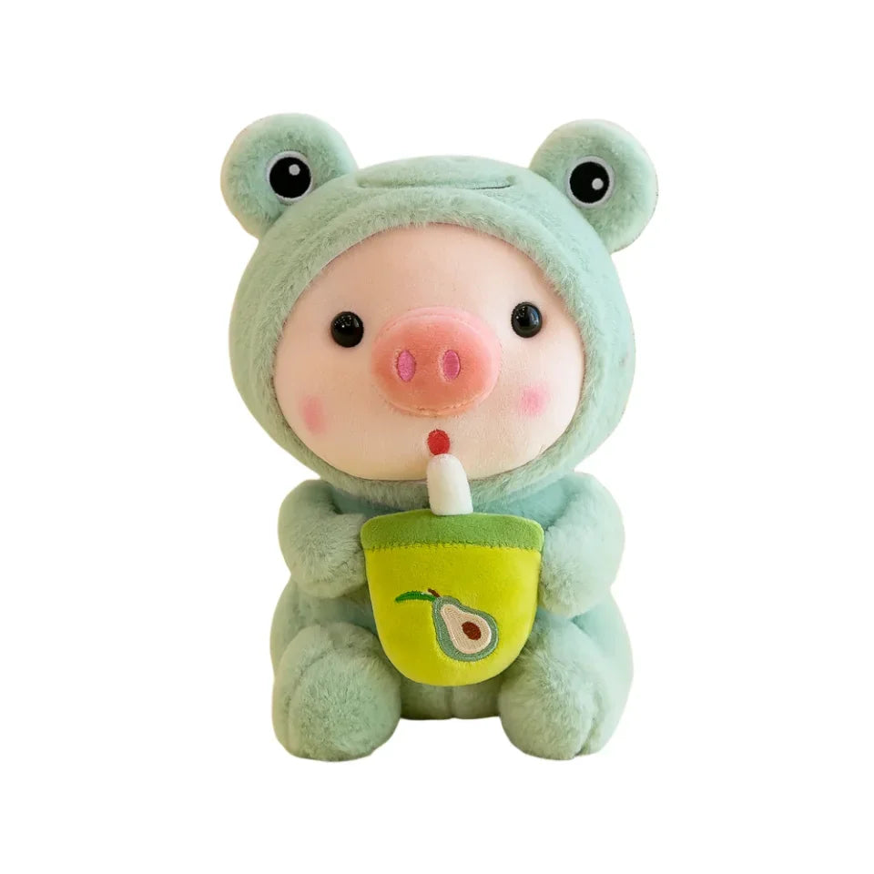 Cute Milk Tea Pig Plush Toy stuffed animal plush soft toy pillow pals plushie