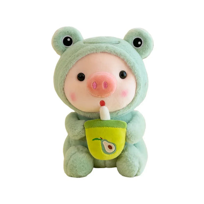 Cute Milk Tea Pig Plush Toy stuffed animal plush soft toy pillow pals plushie