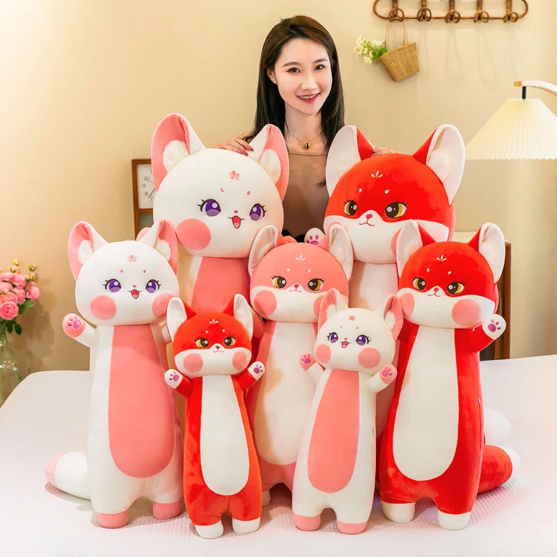 Kawaii Fox Plush stuffed animal plush soft toy pillow pals plushie