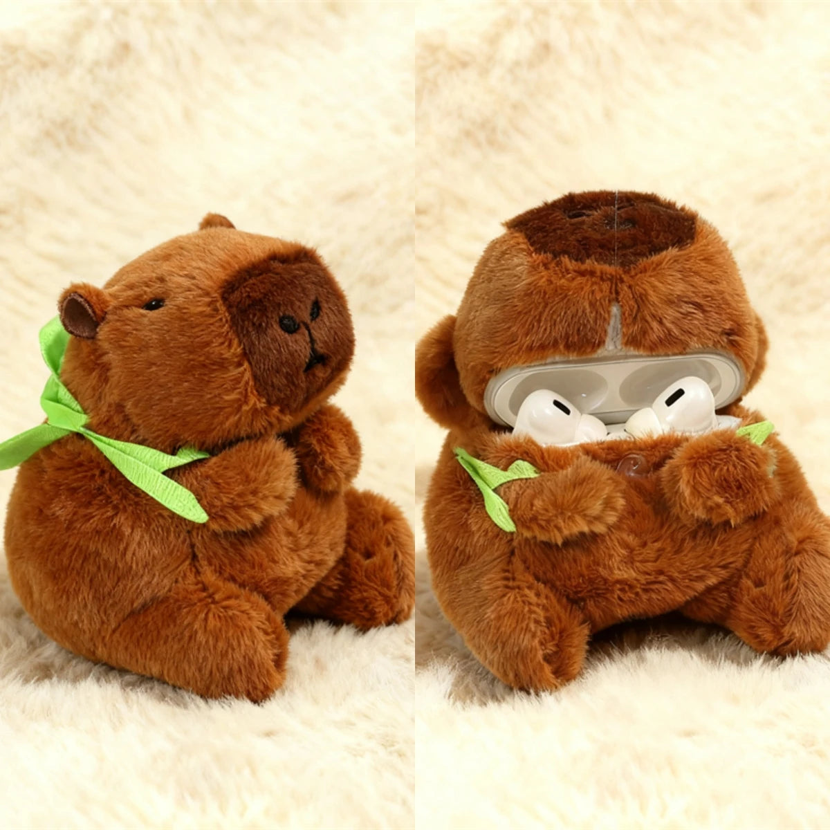 Capybara AirPods Case stuffed animal plush soft toy pillow pals plushie