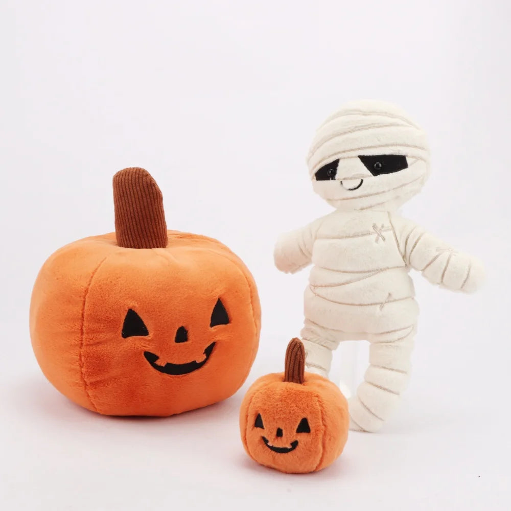 Halloween Plush Toys Zombie Mummy Pumpkin Doll Heavy Toys Cartoon Stuffed Plushie Holiday Gift Children's Doll Halloween Gifts stuffed animal plush soft toy pillow pals plushie