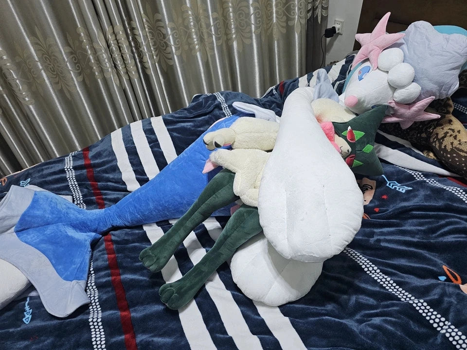 180cm PokéMon Primarina Life-Size Fluffy Style Soft Action Figure Trendy Doll Ornament Bedroom Decor Comfortable Toy Gift