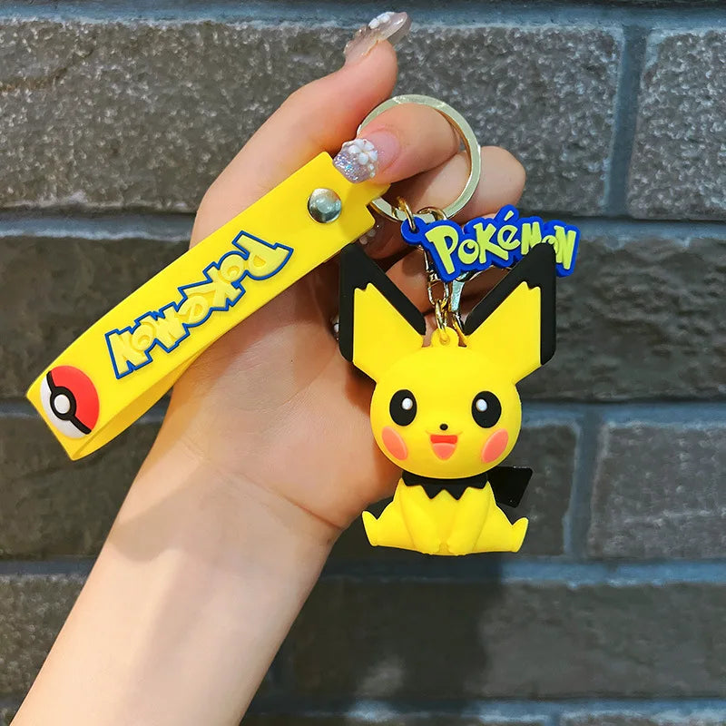Pokemon Anime Keychain Charm PICHU 6 cm stuffed animal plush soft toy pillow pals plushie