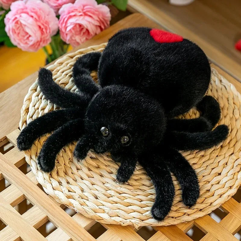 Chonky Spider Plush black stuffed animal plush soft toy pillow pals plushie