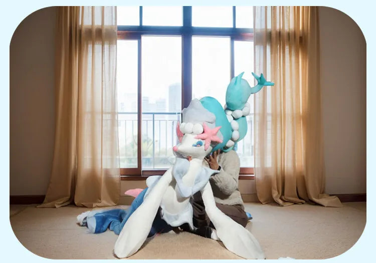 180cm PokéMon Primarina Life-Size Fluffy Style Soft Action Figure Trendy Doll Ornament Bedroom Decor Comfortable Toy Gift
